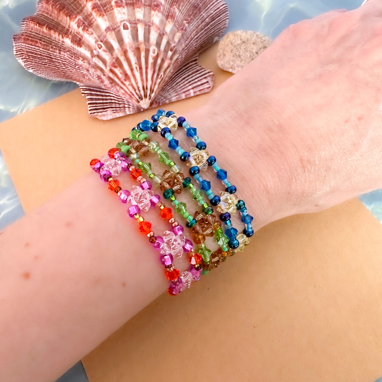 Crystal Wrap Bracelets with @daniellewickesjewelry